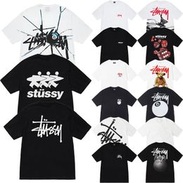 stussy short sleeved shirt american street fashion brand 100% cotton heavyweight tshirt top notch designer quality